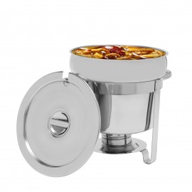 11L Commercial Soup Chafer Chafing Dish Stainless Steel Food Warmer Pot with Lid