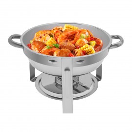 5 Qt Chafing Dish Buffet Set Stainless Steel Round Chafers Buffet Food Warmer