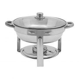 5 Qt Chafing Dish Buffet Set Stainless Steel Round Chafers Buffet Food Warmer