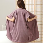 2pcs Womens Ultra-Soft Bath Skirt & Hair Cap Set - Quick-Drying, Wearable Towel Bathrobe, Adorable Solid Colors - Premium Bathroom Essentials for Daily Use