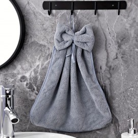 3-Piece Kitchen Towel Set - Absorbent, Quick-Drying, and Lint-Free Bowknot Skirt Pattern Dish Towels for Household Cleaning, Ideal Kitchen Essentials with Easy Care and Stain Resistance