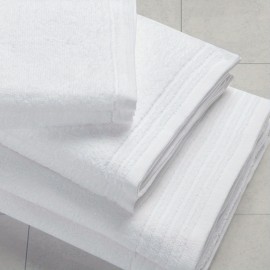 100% Cotton 12 Piece Bath Towel Set, White