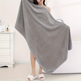 1pc Oversized Super Soft & Absorbent Bath Towel - Quick-Drying, Comfortable, and Cute - Perfect for Women's Shower, Bathroom, and Home Supplies, 90*180cm