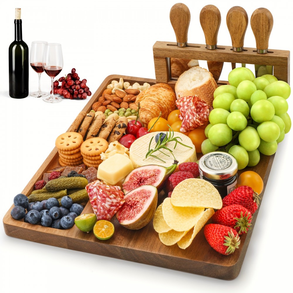 Cheese Tray And Magnetic Knife Holder - 14