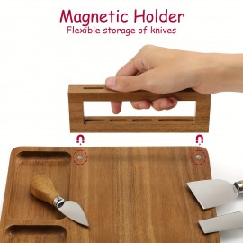 Cheese Tray And Magnetic Knife Holder - 14