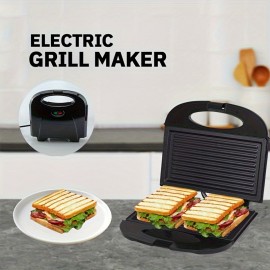 Household 650 watt sandwich toaster electric grill machine toasting toast bread breakfast electric cake Panini maker