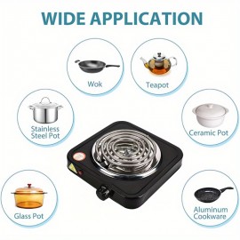 1pc Compact Electric Heater for Cooking & Warming - Portable Heating Element for Tea, Easy-to-Use, Ideal for Home Use