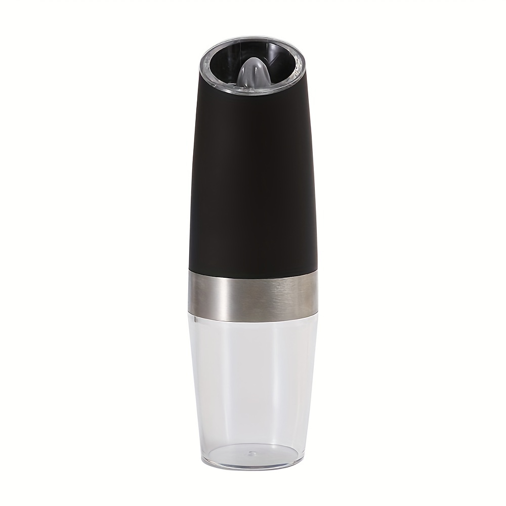 Pepper Grinder, Household Sea Salt Grinder, Electric Adjustable Spice Grinder, Reusable Pepper Crusher, Kitchen Gadgets, Adjustable Roughness, Battery Operated LED Light, One Hand Automatic Operation, Suitable For Any Occasion!