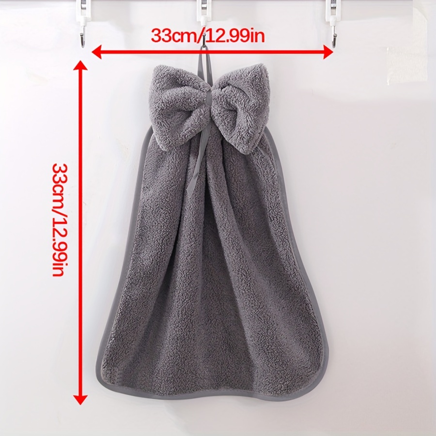 3pcs kitchen towel set bowknot skirt pattern tableware cleaning cloth absorbent quick drying dish towel for household cleaning ideal kitchen essentials details 3