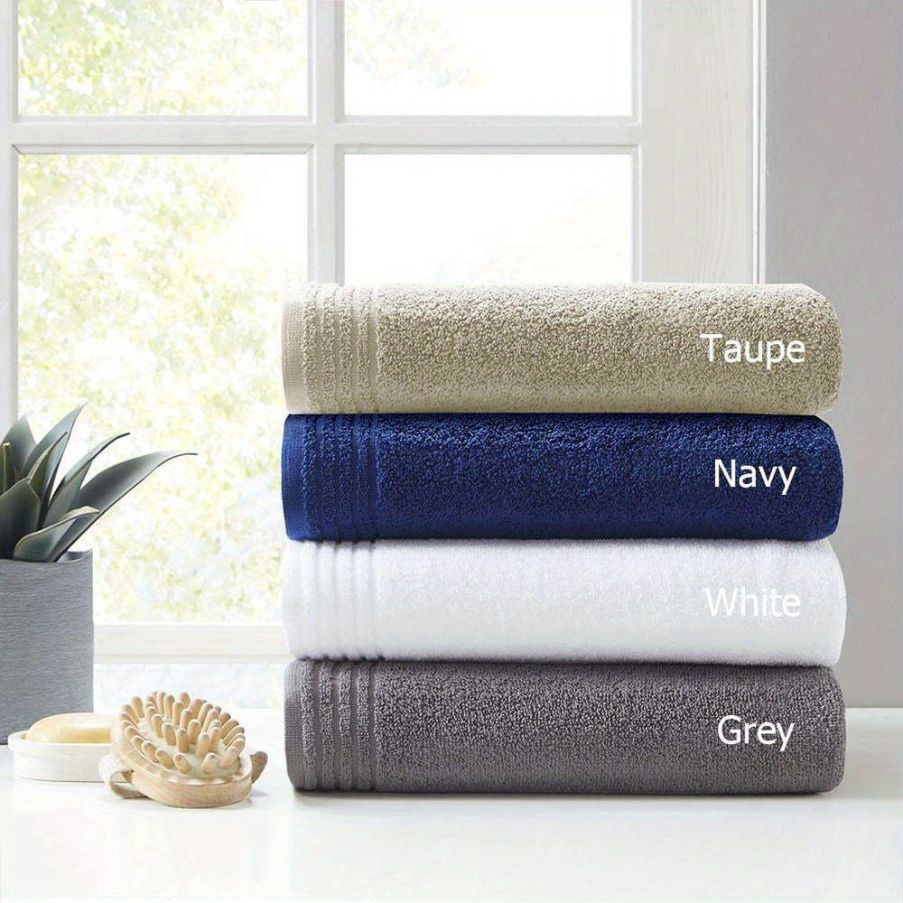 100 cotton 12 piece bath towel set white details 6