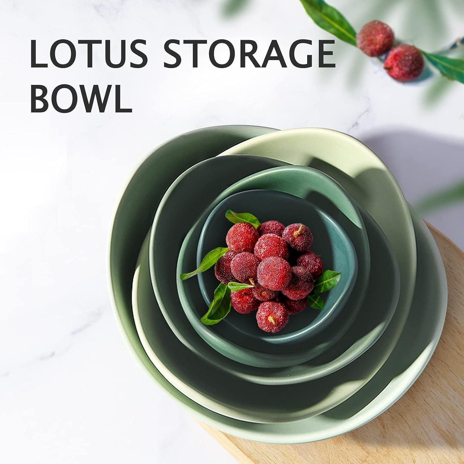 decorative lotus bowl unique ceramic bowl for salad ideal for home and restaurant details 5