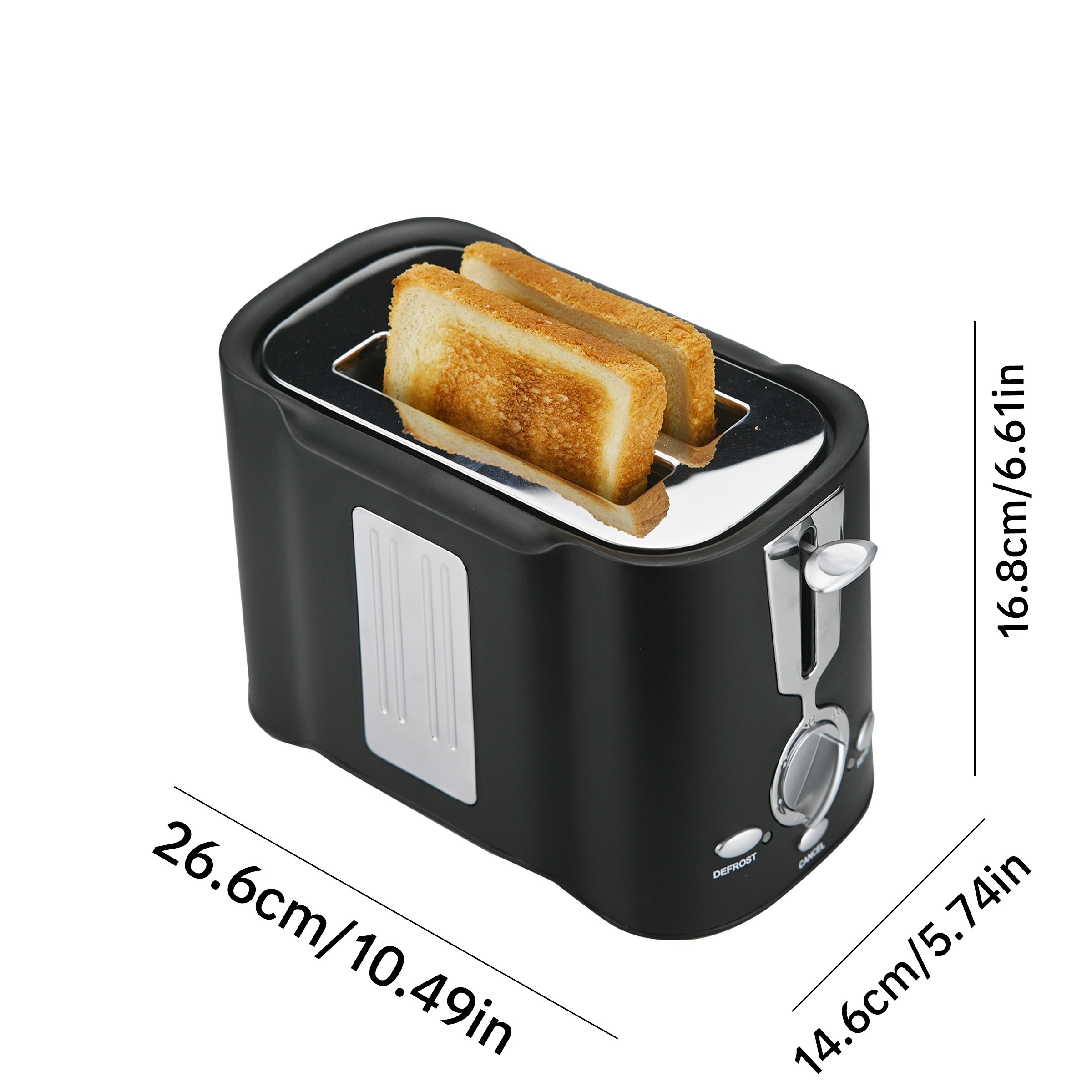 2   bread toaster to make breakfast   2   break toaster sandwich maker 7 speed temperature adjustment details 4