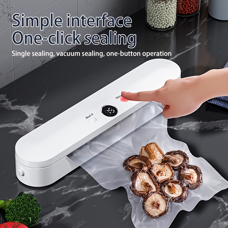 vacuum sealing machine household fully automatic plastic sealing machine food packaging machine snack sealing small fresh keeping machine details 0