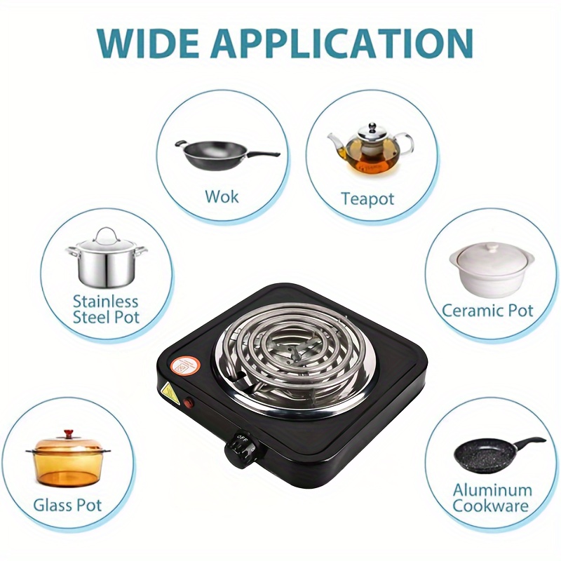 1000w portable household electric stove 5 speed adjustable temperature control cooking stove suitable for family dormitory camping cooking details 5