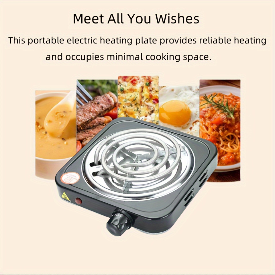 1000w portable household electric stove 5 speed adjustable temperature control cooking stove suitable for family dormitory camping cooking details 6